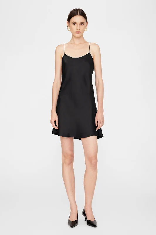 Chloe Mini Dress - Black Classic White Mini Dress