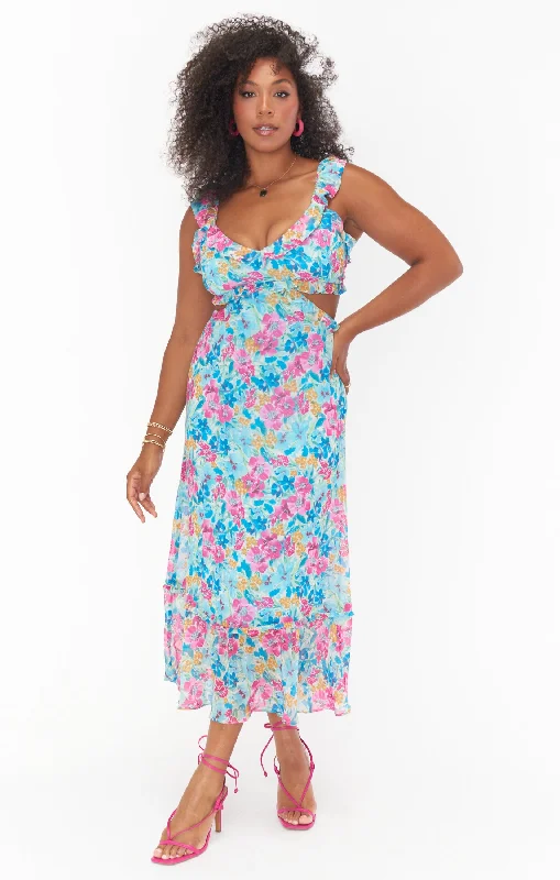 Lane Midi Dress ~ Garden Girls