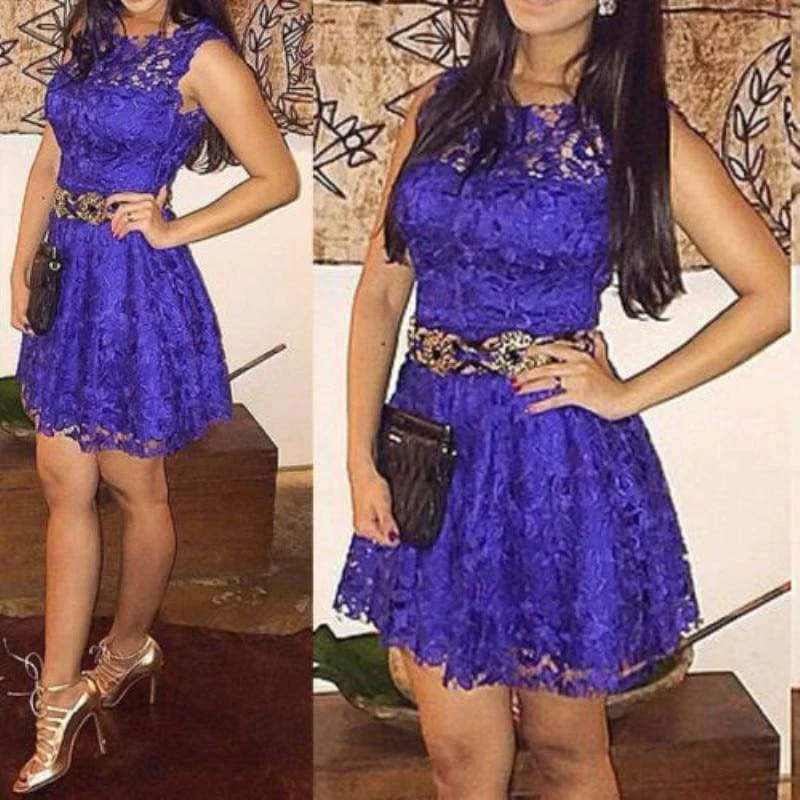 FashionSierra - New Women's Bandage Bodycon Lace Sleeveless Party Cocktail Club Casual Short Mini Dress Elegant Lace Mini Dress FashionSierra - New Women's Bandage Bodycon Lace Sleeveless Party Cocktail Club Casual Short Mini Dress Elegant Lace Mini Dress