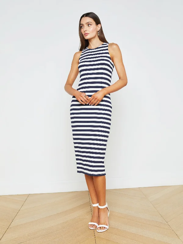 Nura Sleeveless Midi Dress