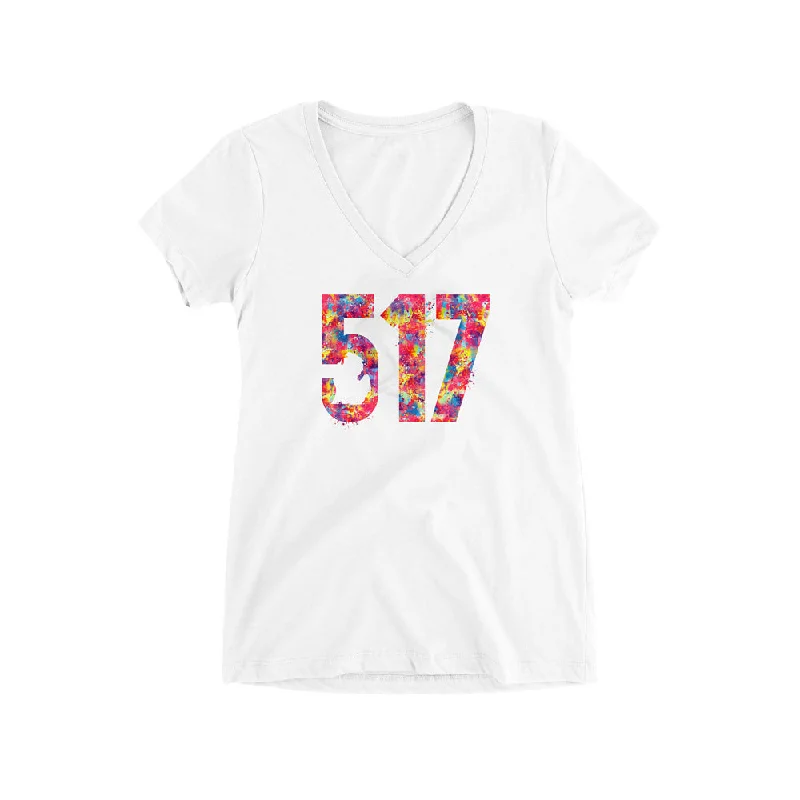 517 MI Paint Splatter (Women's Tee)