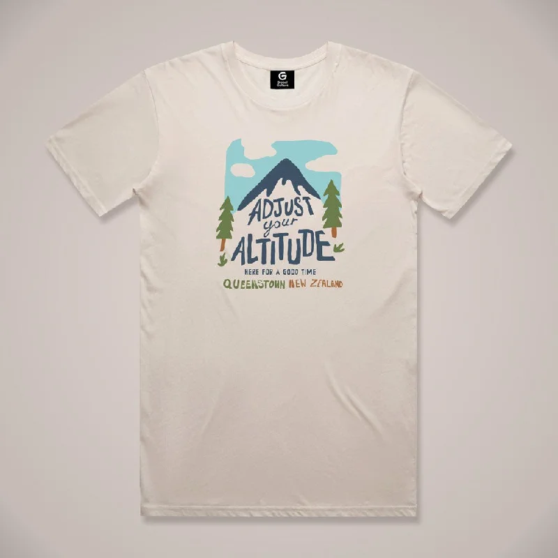 Adjust Your Altitude Unisex T-Shirt Collared T-Shirt Boat Neck A-Line
