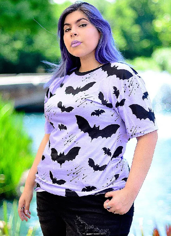 Bat Pattern T-Shirt