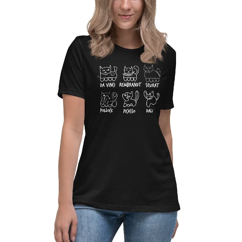 Cat by Artist - Women's T-Shirt