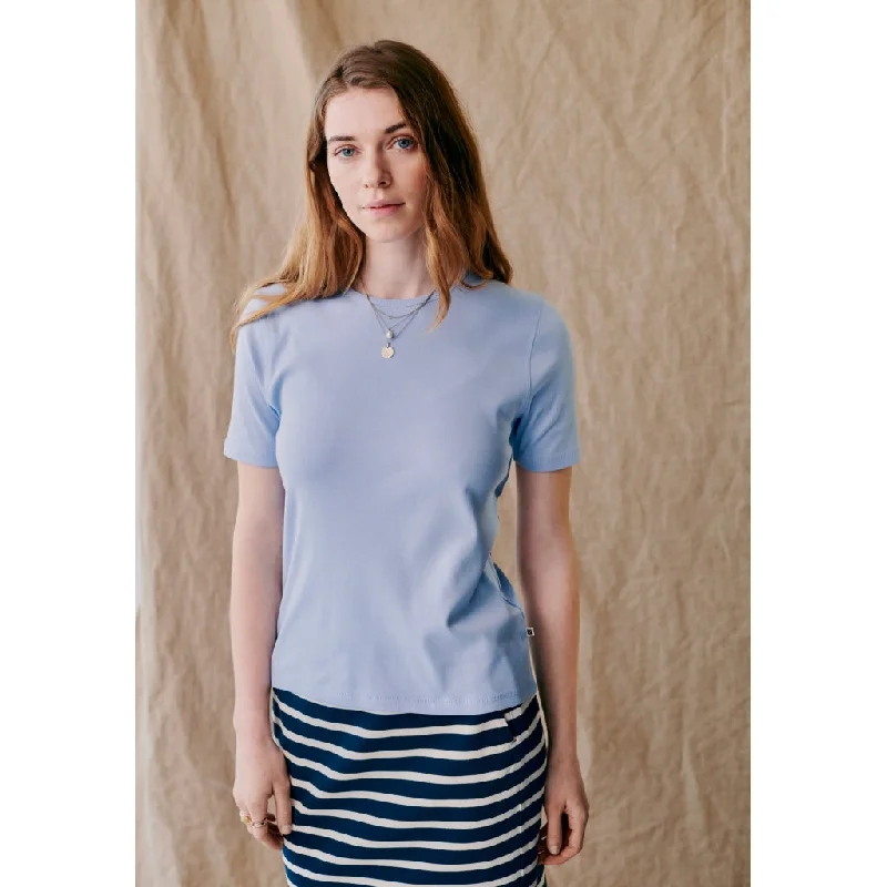 Cora Short Sleeve Tee - Sky blue