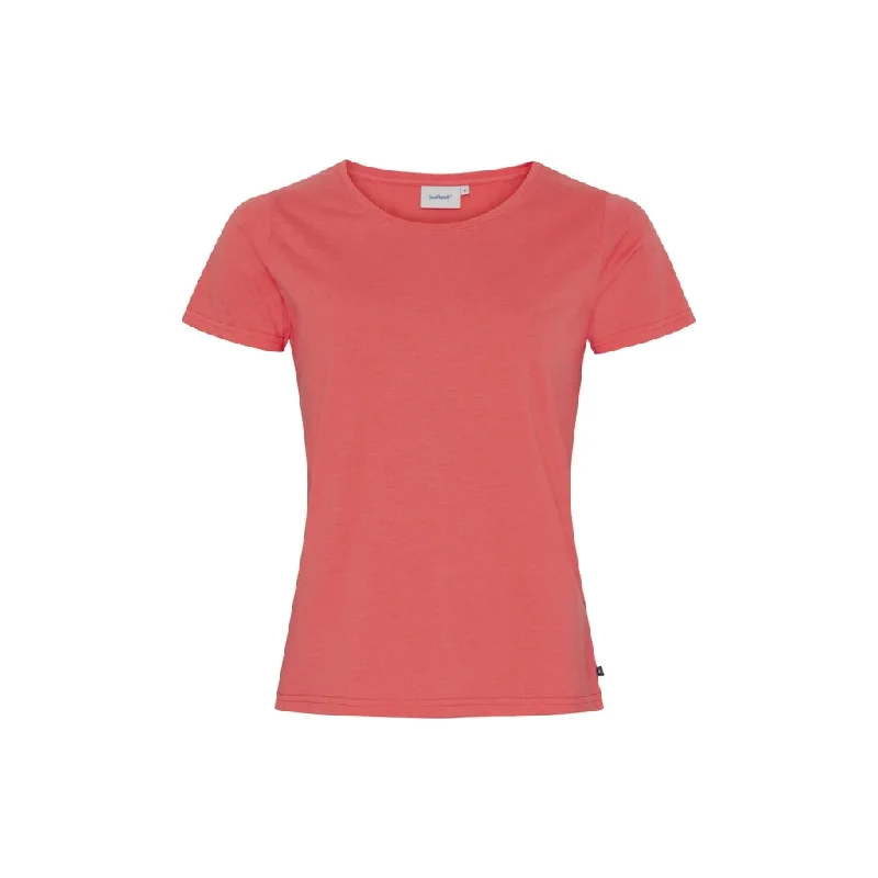 Cosima Organic Cotton Tee - Calypso Coral