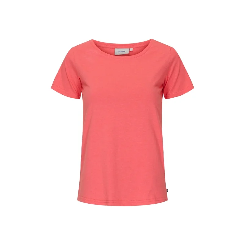 Cosima Organic Cotton Tee - Sugar Coral