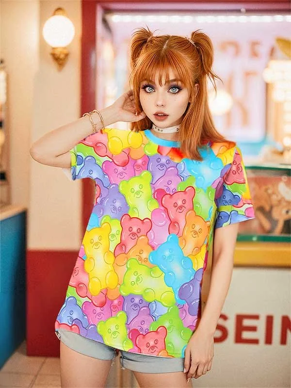 Kawaii Gummy Bear T-Shirt