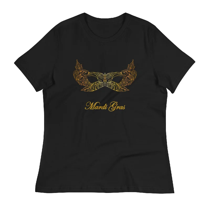 Mardi Gras Lady Women's Relaxed T-Shirt