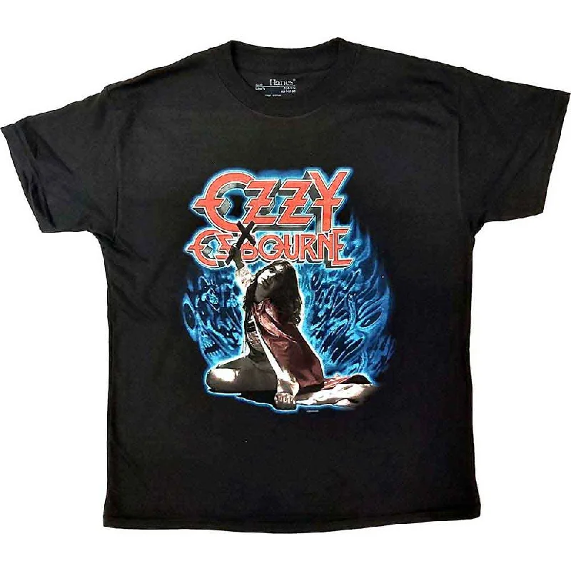 OZZY OSBOURNE Attractive Kids T-shirt, Blizzard Of Ozz Ribbed T-Shirt High Neck Heavyweight