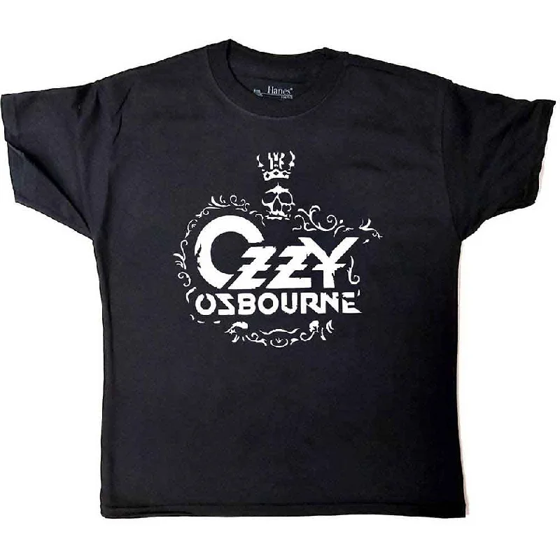 OZZY OSBOURNE Attractive Kids T-shirt, Logo Basic T-Shirt Crew Neck Short Sleeve
