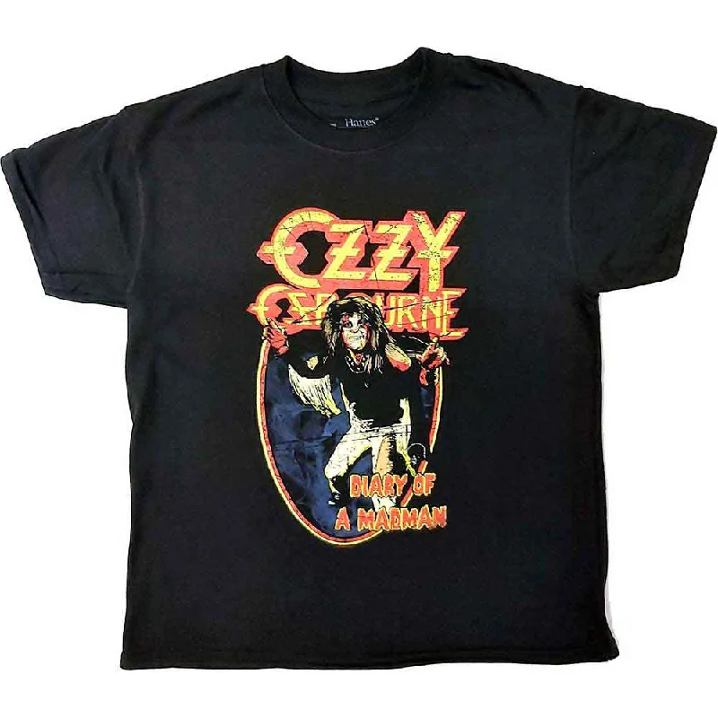 OZZY OSBOURNE Attractive Kids T-shirt, Vintage Diary Of A Madman Zippered Front Buttoned Front Snap Front