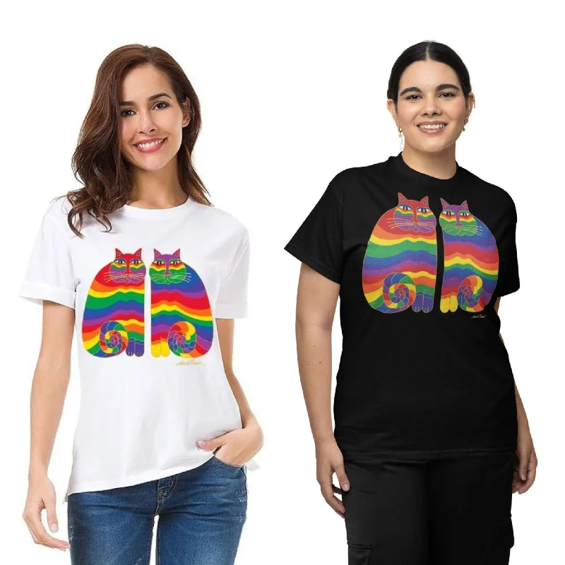 Limited-Edition Unisex Rainbow Cats T-Shirt