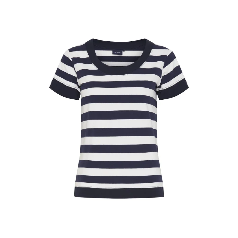 Tonnere Striped Short Sleeve Tee - SR navy/Pearl/SR Navy