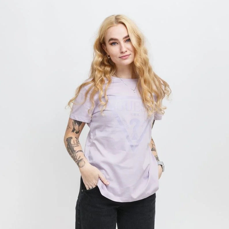 Guess W Adele SS tee Layered Multi-layer Single Layer
