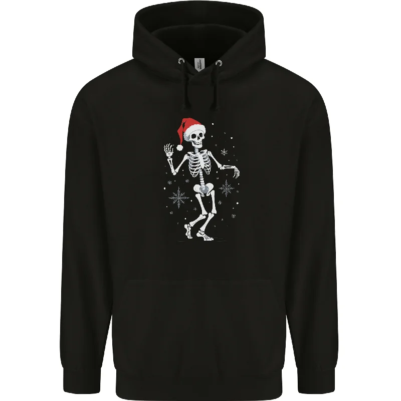 A Christmas Skeleton Wearing a Xmas Hat Skull Mens 80% Cotton Hoodie Hoodie with Camouflage Military Edgy A Christmas Skeleton Wearing a Xmas Hat Skull Mens 80% Cotton Hoodie Hoodie with Camouflage Military Edgy