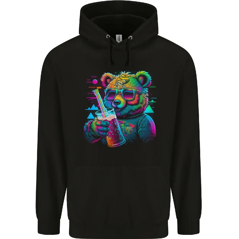 A Cool Bear Mens 80% Cotton Hoodie