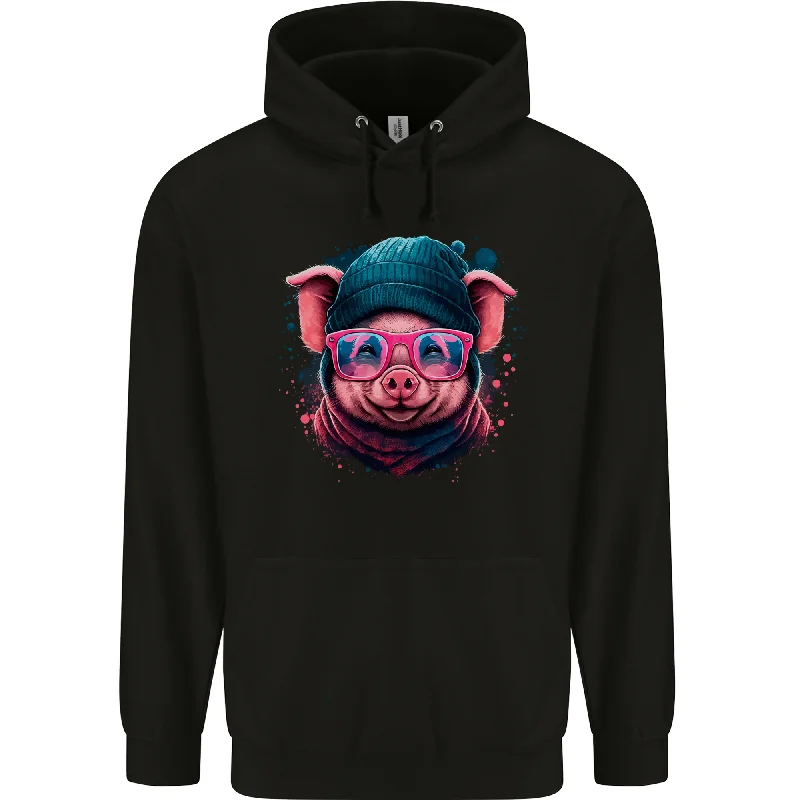 A Cool Pig Mens 80% Cotton Hoodie