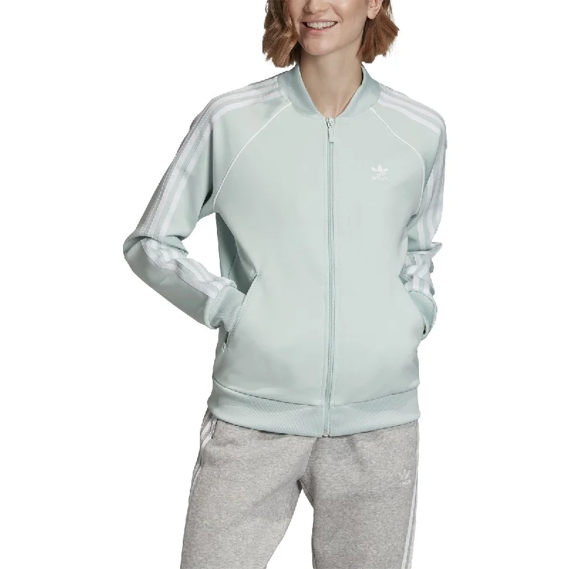 Adidas SST Women's Track Jacket Vapor Green Belted Jacket Elasticated Jacket Padded Jacket Adidas SST Women's Track Jacket Vapor Green Belted Jacket Elasticated Jacket Padded Jacket