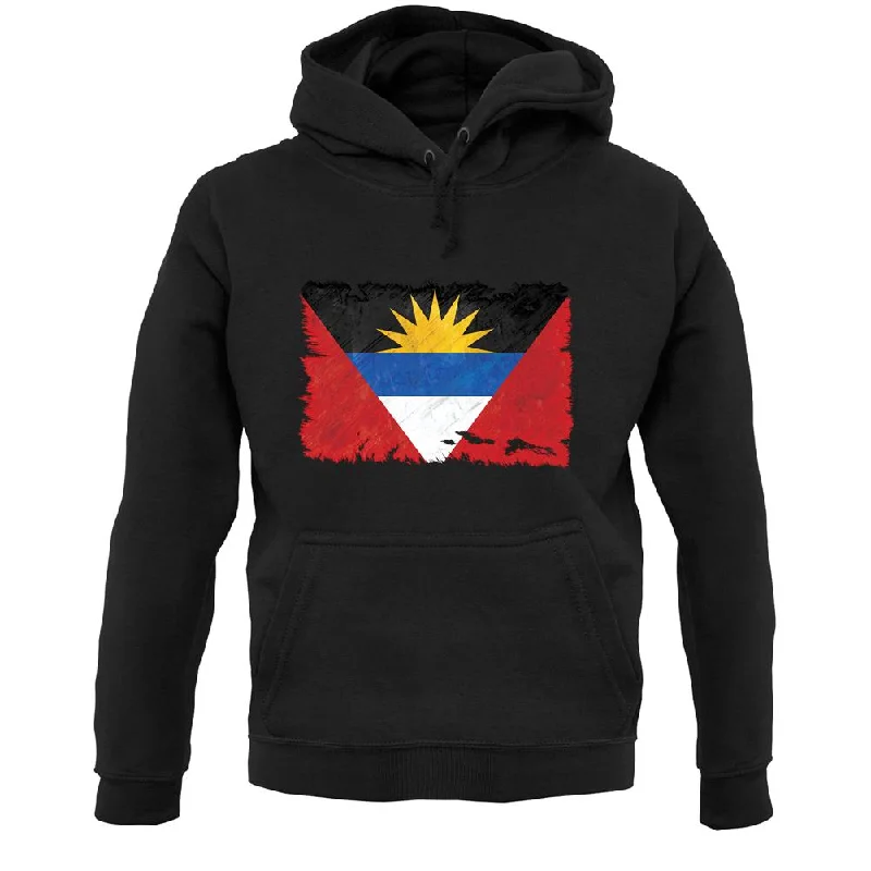 Antigua And Barbuda Grunge Style Flag Unisex Hoodie Hoodie with Turtle Neck Cozy Winter Antigua And Barbuda Grunge Style Flag Unisex Hoodie Hoodie with Turtle Neck Cozy Winter