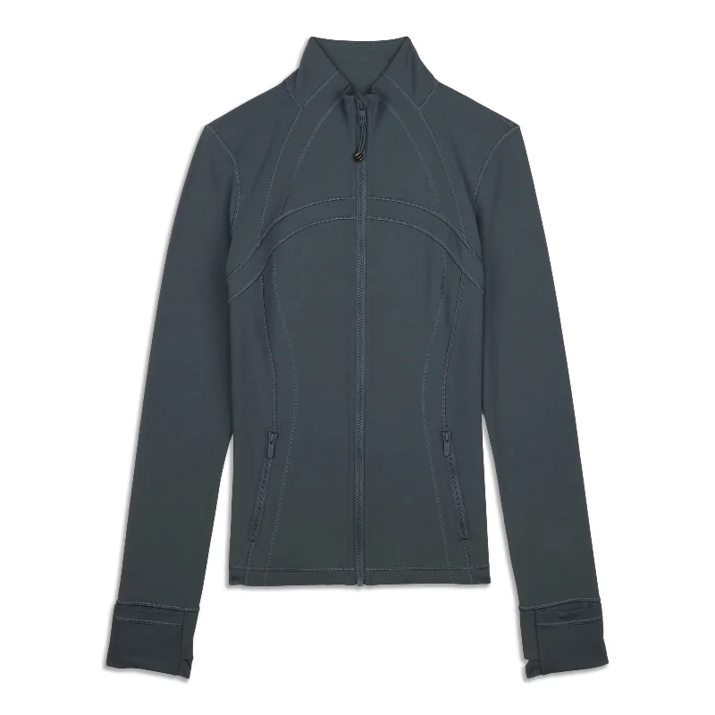 Define Jacket - Resale Stand-Up Collar Roll-Neck Collar Turtle Neck