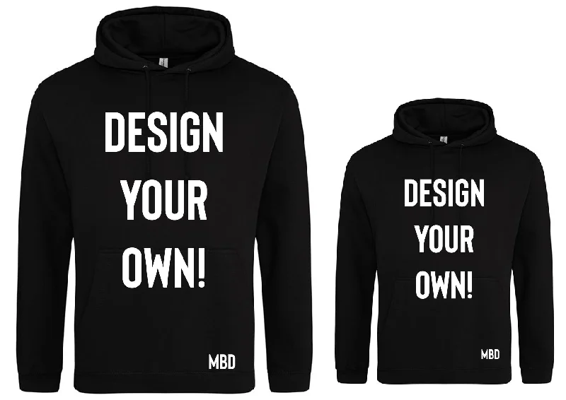 Design Your Own "Mini & Me" Hoodie Set