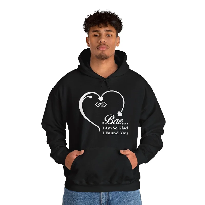 GYMPOLO Unisex Heavy Blend Hooded Sweatshirt - Trend sweatshirt - Black Color - Hoodie with Gradient Ombre Colorful