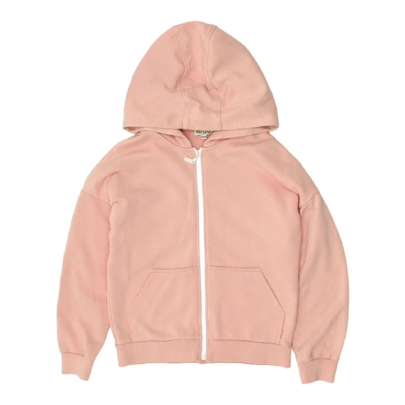 Kenzo Girls Pink Full Zip Hoodie | Vintage High End Designer Jacket VTG Cotton Jacket Linen Jacket Terry Jacket Kenzo Girls Pink Full Zip Hoodie | Vintage High End Designer Jacket VTG Cotton Jacket Linen Jacket Terry Jacket