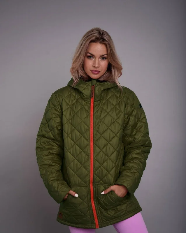 Khaki Glacier Thermolite® Insulated Jacket - Women's