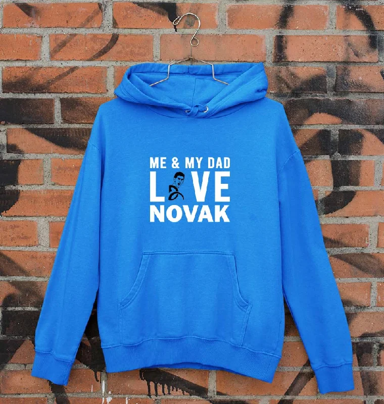 Love Novak Djokovic Tennis Unisex Hoodie for Men/Women