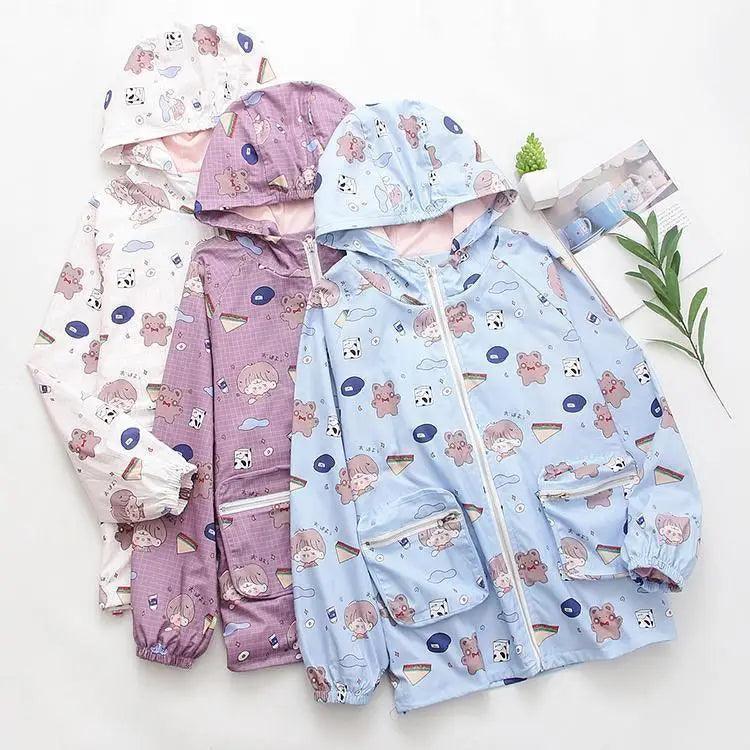 Big Girl Cute Printed Trench Coat Loose Hooded Jacket Notch Collar Jacket Peter Pan Collar Jacket Cowl Neck Jacket Big Girl Cute Printed Trench Coat Loose Hooded Jacket Notch Collar Jacket Peter Pan Collar Jacket Cowl Neck Jacket