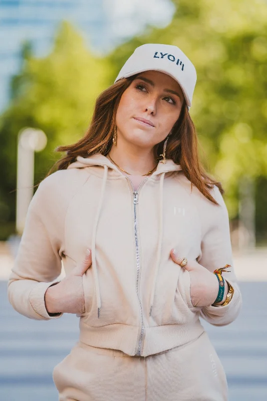 LYOM™ Comfy Dreamy Jacket - Oat Front Pockets Side Pockets Patch Pockets