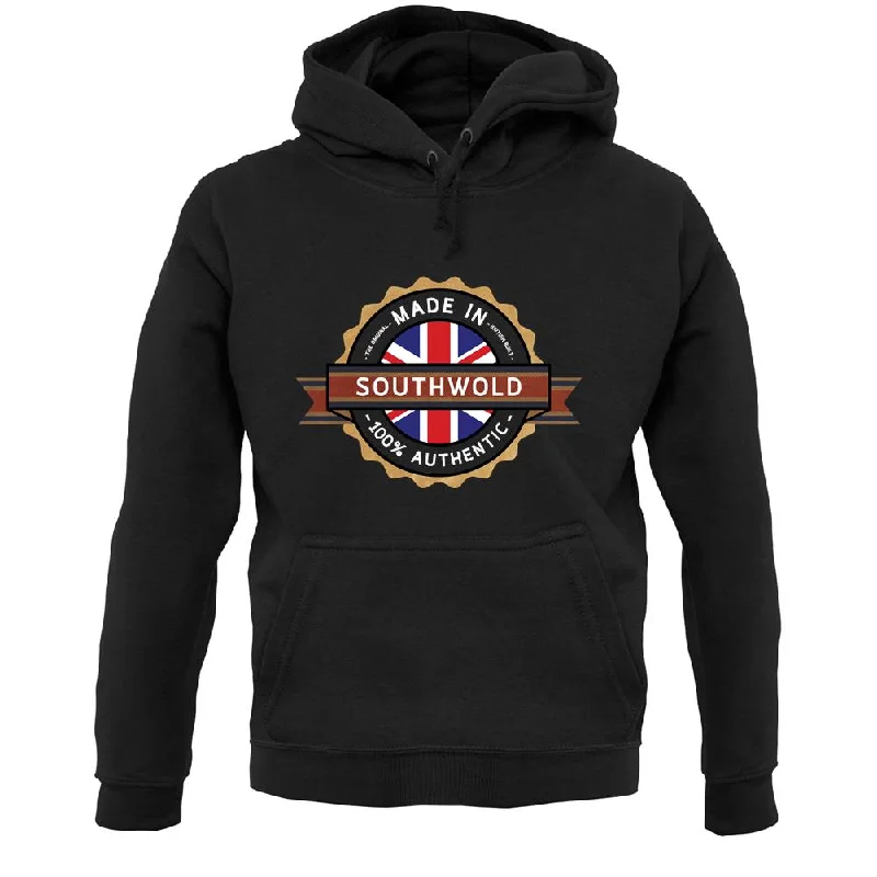 Made In Southwold 100% Authentic Unisex Hoodie Hoodie with Hidden Zipper Minimalist Clean Made In Southwold 100% Authentic Unisex Hoodie Hoodie with Hidden Zipper Minimalist Clean
