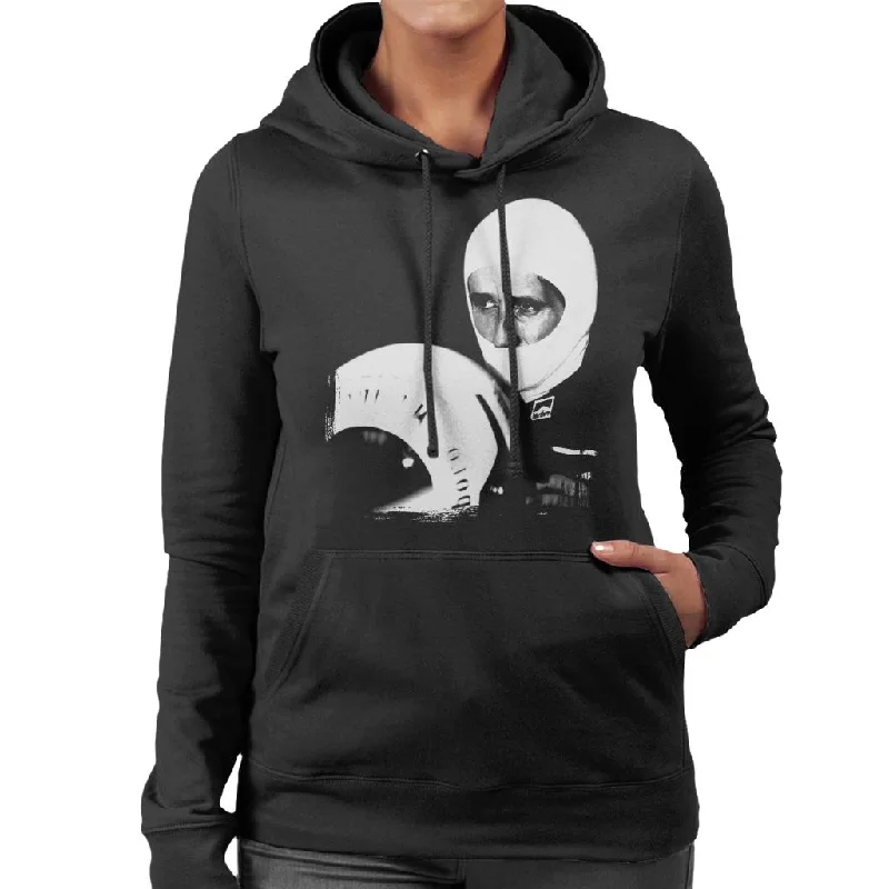 Motorsport Images Alain Prost 1989 Spanish GP Women's Hooded Sweatshirt Hoodie with Sequins Glamorous Eye-catching Motorsport Images Alain Prost 1989 Spanish GP Women's Hooded Sweatshirt Hoodie with Sequins Glamorous Eye-catching