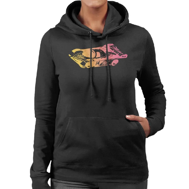 Motorsport Images Chip Robinson 962 Daytona 24 Neon Women's Hooded Sweatshirt