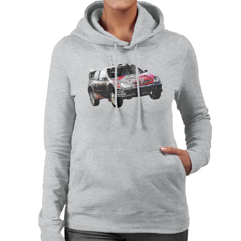 Motorsport Images Colin McRae Citroen Xsara WRC Women's Hooded Sweatshirt