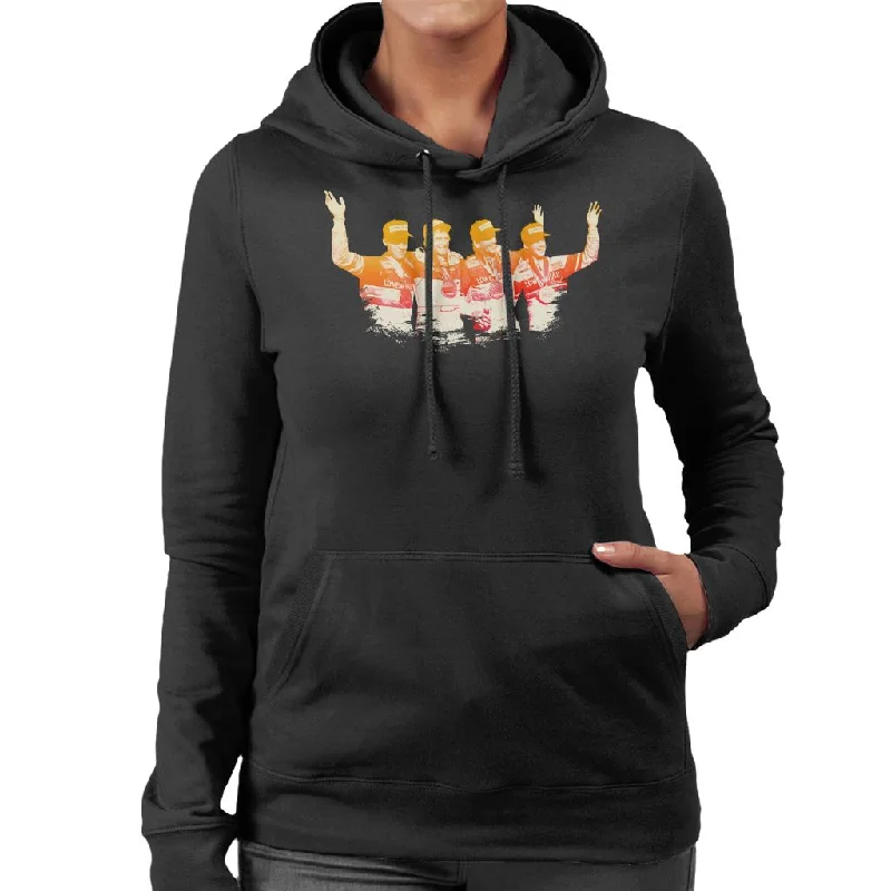 Motorsport Images Daytona 24 1987 Podium Portrait Women's Hooded Sweatshirt