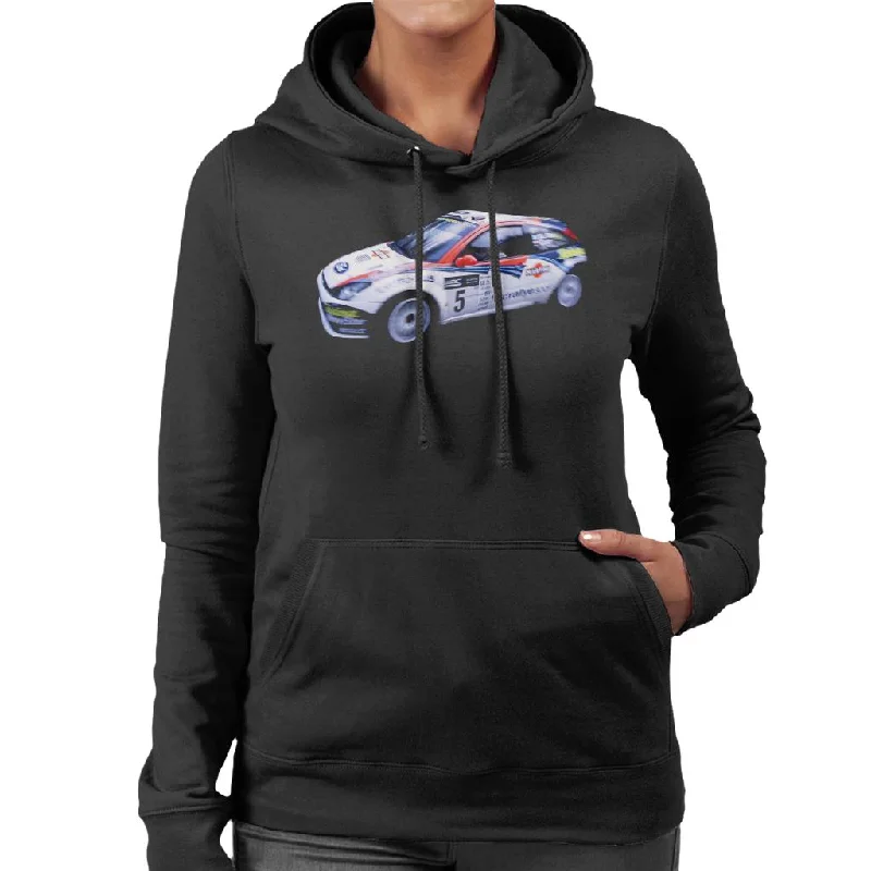 Motorsport Images Ford Focus RS WRC Women's Hooded Sweatshirt