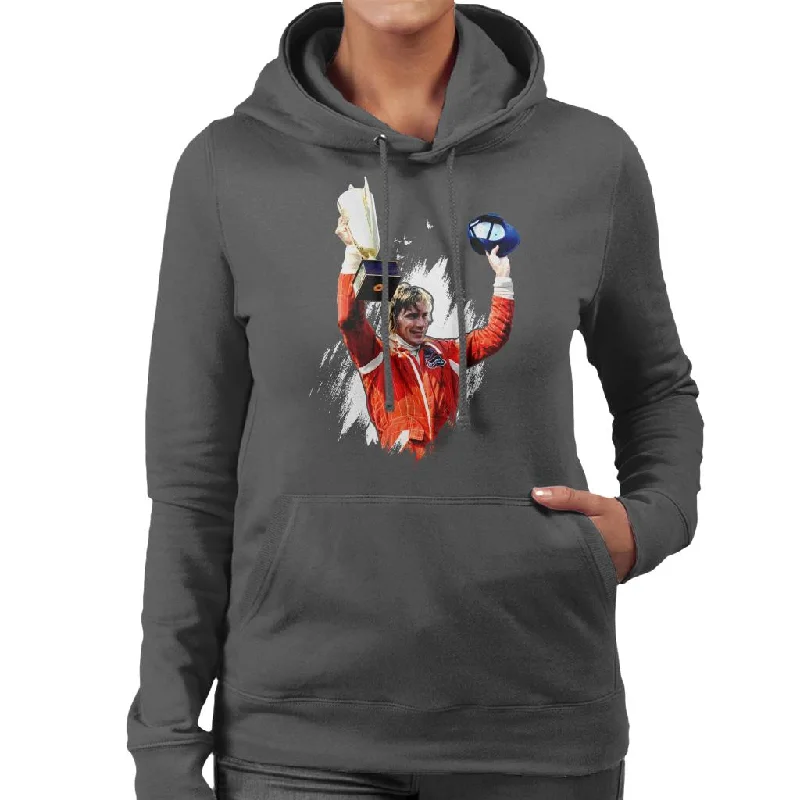 Motorsport Images James Hunt French GP Victory Women's Hooded Sweatshirt