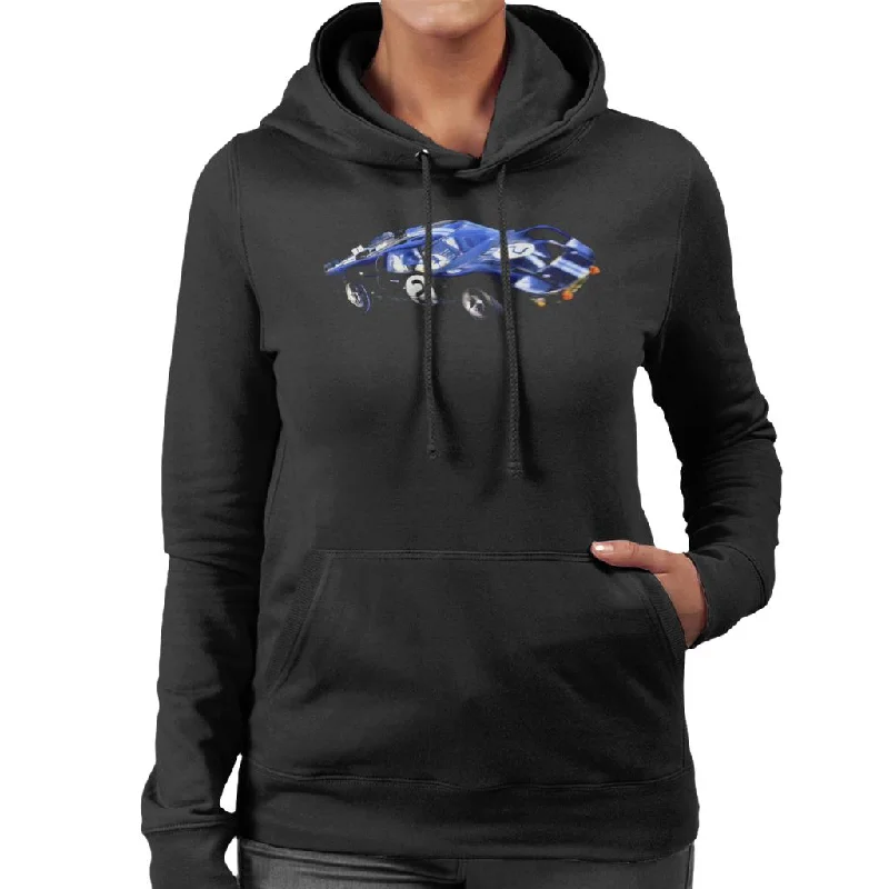 Motorsport Images Ken Miles Ford Mk II Women's Hooded Sweatshirt