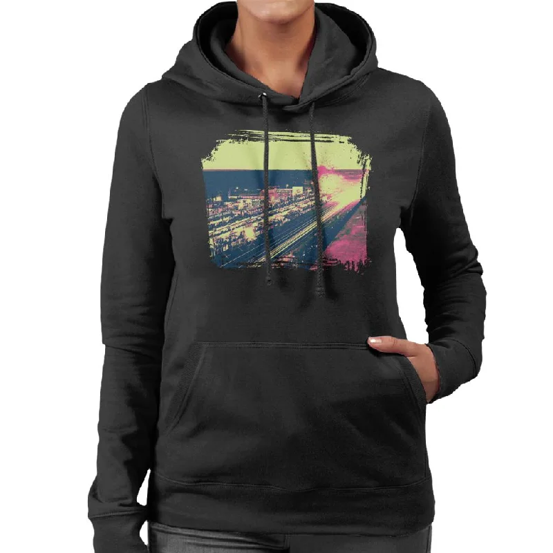 Motorsport Images Le Mans At Night Women's Hooded Sweatshirt