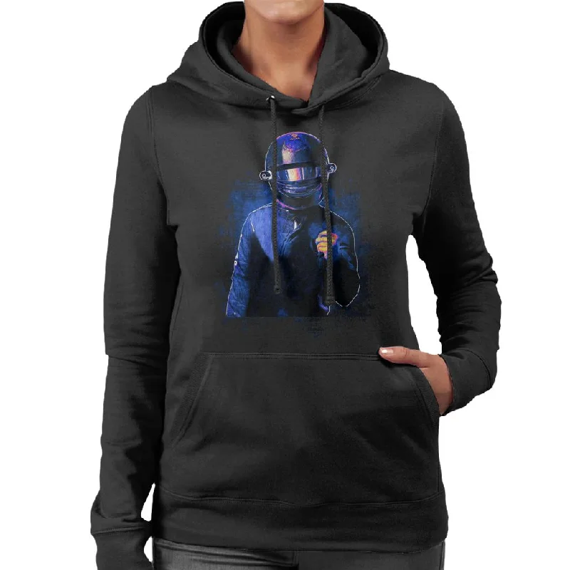 Motorsport Images Lewis Hamilton Celebrating On The Grid Women's Hooded Sweatshirt Hooded Sweatshirt Casual Wear Street Style Motorsport Images Lewis Hamilton Celebrating On The Grid Women's Hooded Sweatshirt Hooded Sweatshirt Casual Wear Street Style