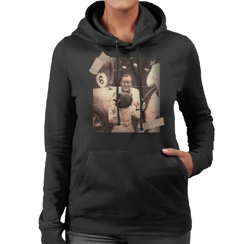 Motorsport Images Malcolm Campbell 1927 Grand Prix Women's Hooded Sweatshirt