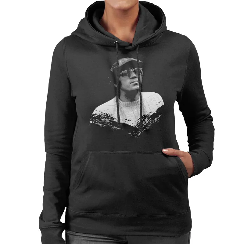 Motorsport Images McQueen The Man And Le Mans Still Women's Hooded Sweatshirt Hoodie with Lace Feminine Delicate Motorsport Images McQueen The Man And Le Mans Still Women's Hooded Sweatshirt Hoodie with Lace Feminine Delicate