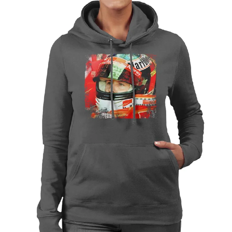 Motorsport Images Michael Schumacher San Marino GP Women's Hooded Sweatshirt Hoodie with Back Slit Movement Comfort Motorsport Images Michael Schumacher San Marino GP Women's Hooded Sweatshirt Hoodie with Back Slit Movement Comfort
