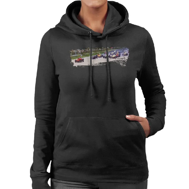 Motorsport Images Monza 500 Miles 1958 Starting Heat Women's Hooded Sweatshirt