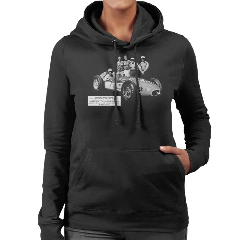 Motorsport Images Monza Roadster Winner Jim Rathmann Women's Hooded Sweatshirt