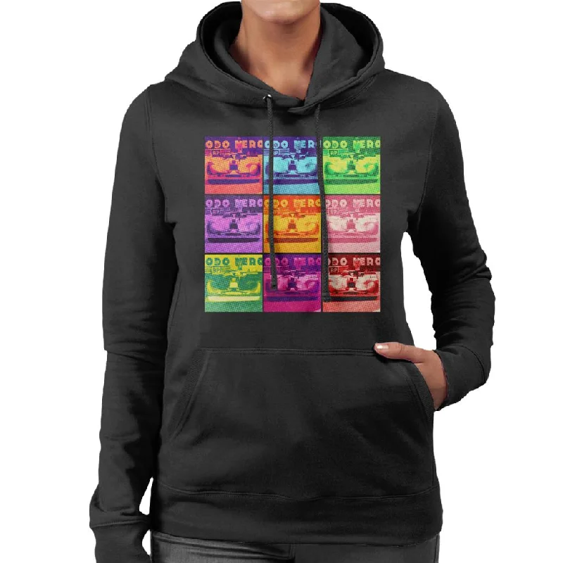 Motorsport Images Porsche 908 02 Pop Art Women's Hooded Sweatshirt Hoodie with Half-Zip Sporty Casual Motorsport Images Porsche 908 02 Pop Art Women's Hooded Sweatshirt Hoodie with Half-Zip Sporty Casual