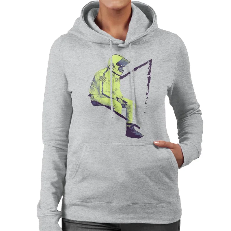 Motorsport Images Steve McQueen Sitting Women's Hooded Sweatshirt Hoodie with Ribbed Cuffs Snug Fit Comfort Motorsport Images Steve McQueen Sitting Women's Hooded Sweatshirt Hoodie with Ribbed Cuffs Snug Fit Comfort