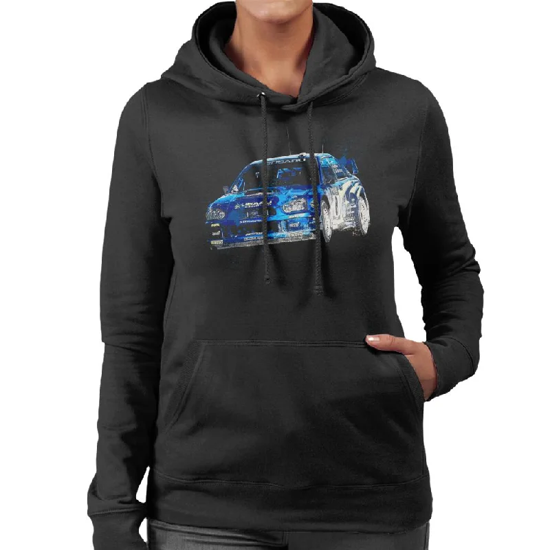 Motorsport Images Subaru Impreza WRC Women's Hooded Sweatshirt